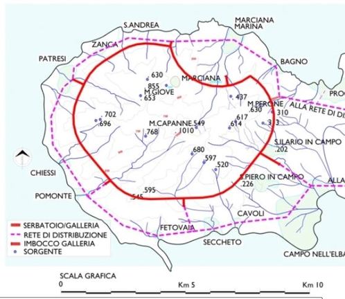   ECCO  COME  IL PROGETTO DI UN GRANDE  SERBATOIO  SOTTO MONTE  CAPANNE, FU  FATTO FALLIRE  DALLA COMUNITA' MONTANA  DELL'ELBA di G.Muti
